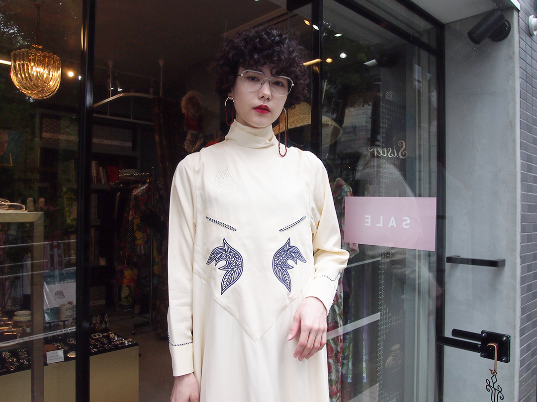 TOGA PULLA / Rayon embroidery dress - ファッション