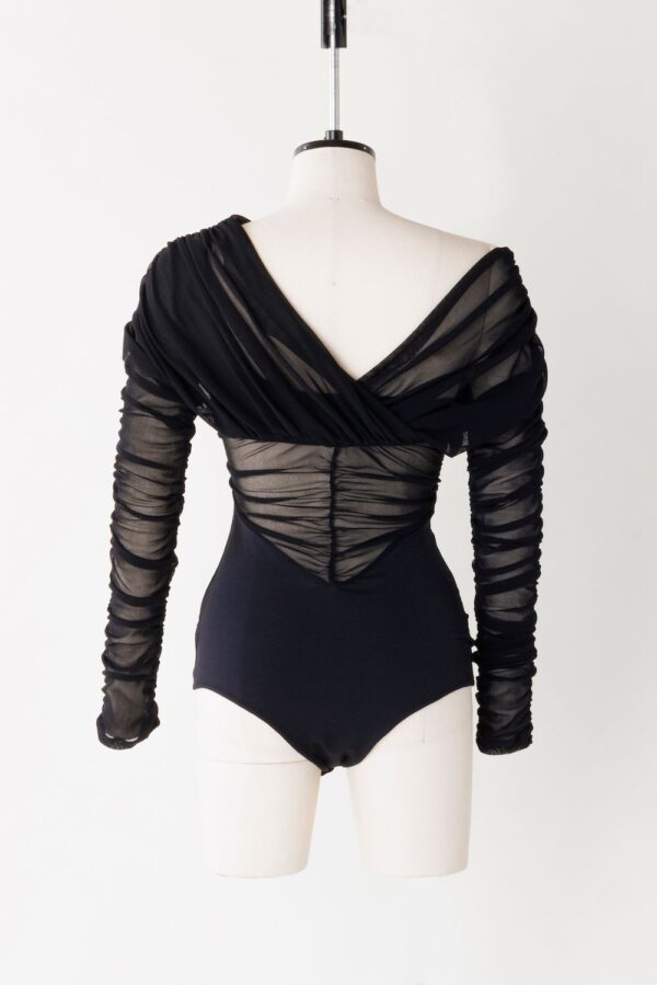 【23AW】FETICO フェティコ / TULLE GATHERED BODYSUIT