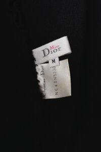◆GW10%OFF対象◆【BRAND VINTAGE】Christian Dior Knit Skirt/Black #4400 [mn]
