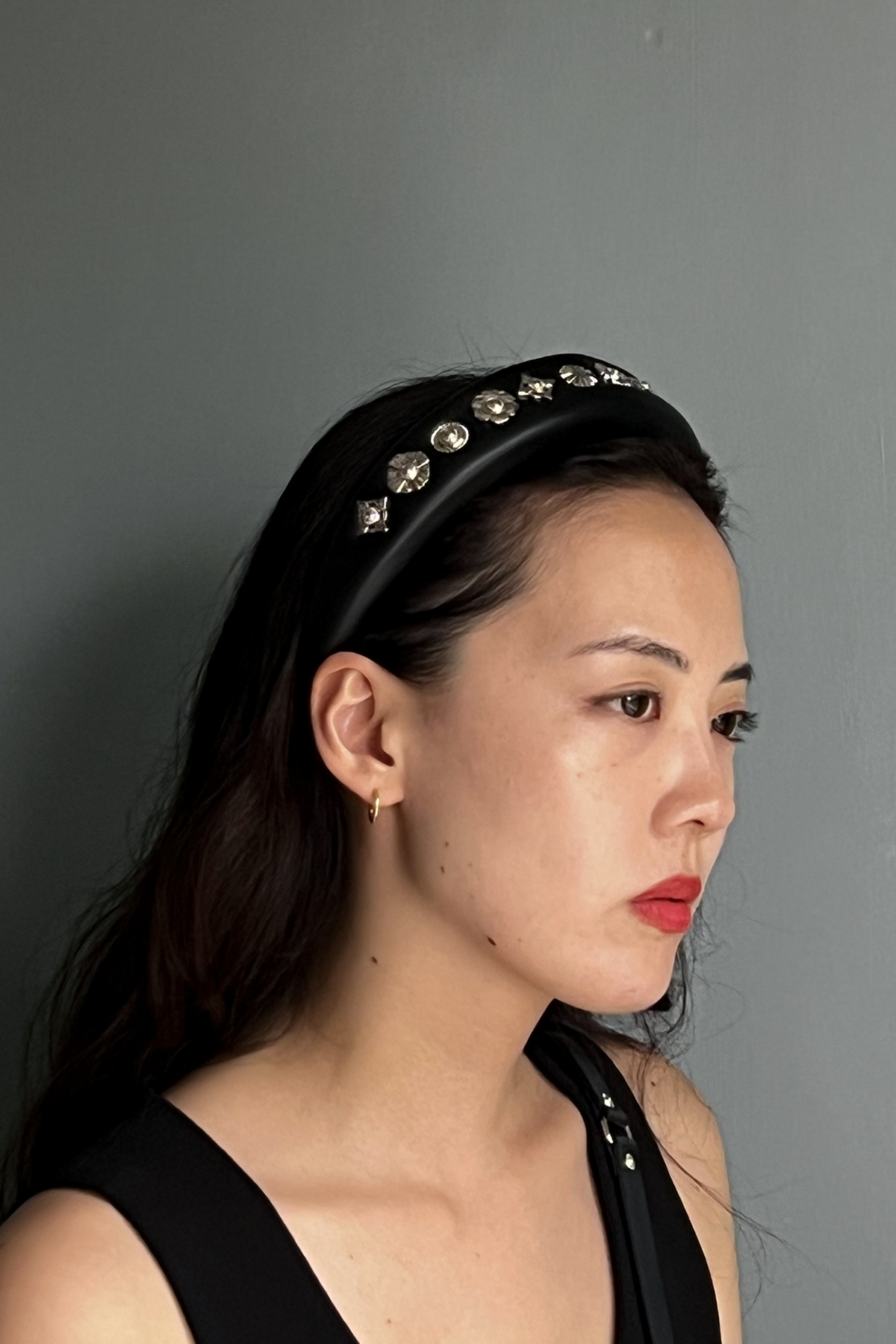 TOGA PULLA】Leather headband 1/Black | Sister Online Boutique