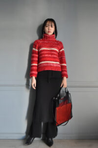BRAND VINTAGE】Junya Watanabe Comme des Garcons Knit /Red