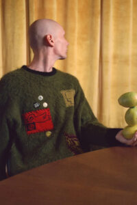 ◇セール対象◇【Brain Dead】FUTURE VISION BOXY KNIT SWEATER